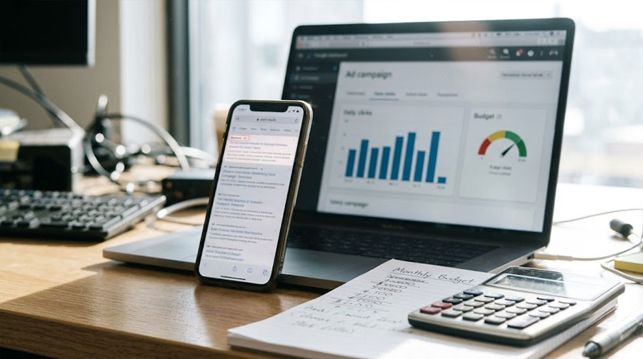 Paid advertising for website traffic
