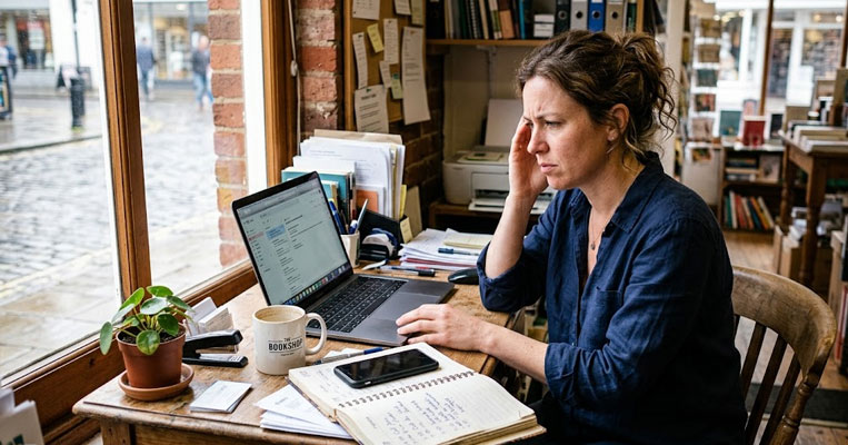 Business owner thinking about switching web developer